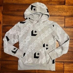 Converse, girls size 10/12, grey